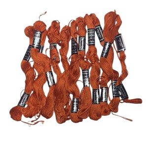 Vintage Orange Embroidery Floss  #458